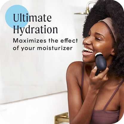 Electric Face Cleansing Brush, Spin Brush for Face, Facial Brush for Skin Cleansing and Exfoliating, Face Spin Brush for Acne, Cleaning Skin & Makeup Removal, Pore Cleaner, Black & Gold