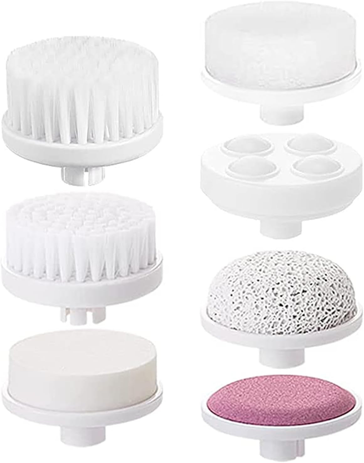 Face Scrubber | Facial Cleansing Brush Exfoliator Skin Care Beauty Products Powered Electric Wash Exfoliating Skincare Women Spin Cleanser Tools Cleaning Scrub Washer Self Care (Extra Heads 7)