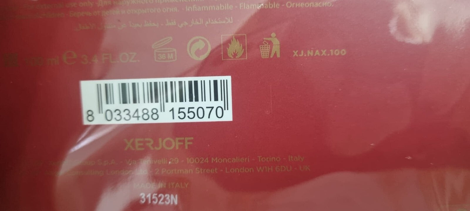 Xerjoff 1861 Naxos Unisex Eau De Parfum 3.4 Oz